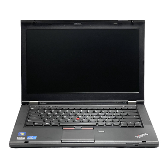 Lenovo ThinkPad T430 Manual De Utilizador