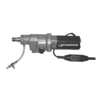 Rothenberger RODIADRILL 2400 PD Instructions For Use Manual