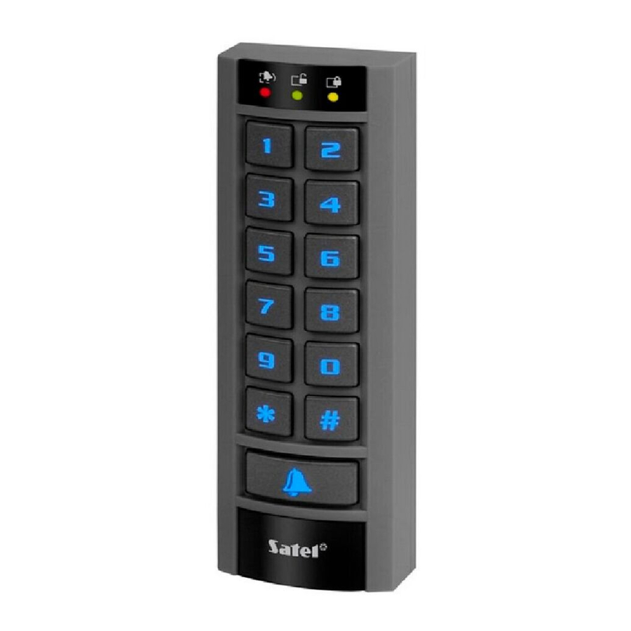 Satel INT-SCR Quick Installation Manual