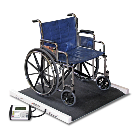Detecto BRW1000 Operating Instructions
