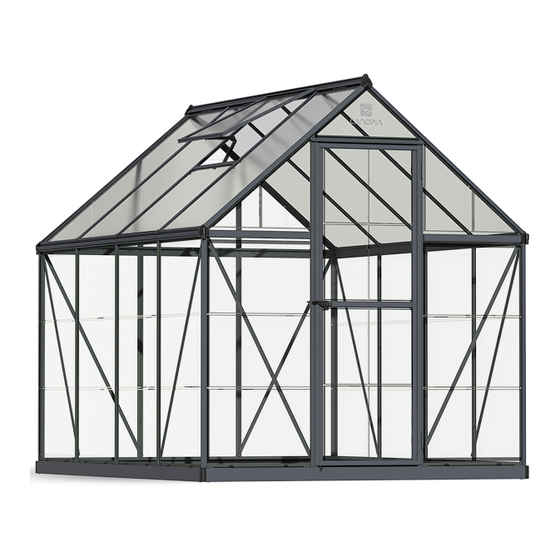 Palram CANOPIA HYBRID 6x8 / 2x2.5 How To Assemble