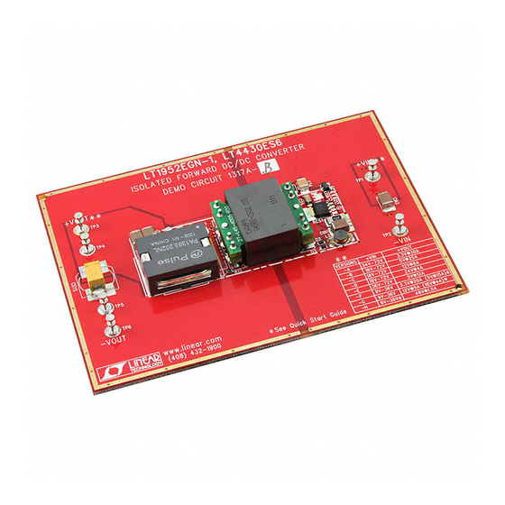 Linear Technology DC1317A Quick Start Manual