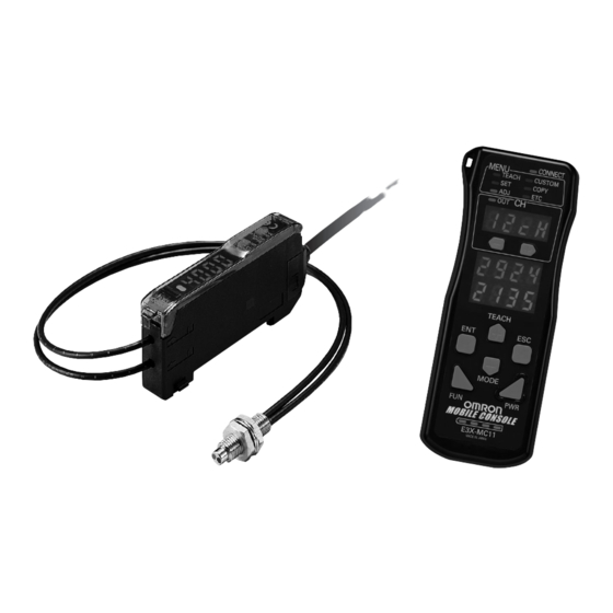 Omron E3XDAC21S2M Manual