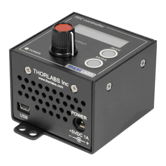 THORLABS TTC001 User Manual