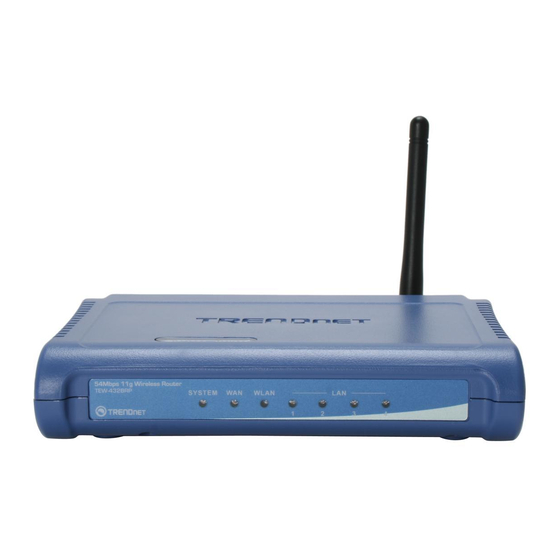 TRENDnet TEW-432BRP User Manual