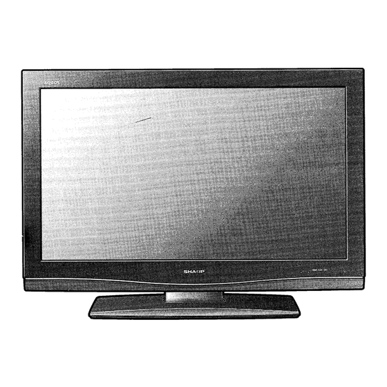 Sharp Aquos LC-32D62U Operation Manual