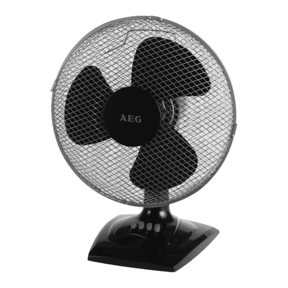 User Manuals: AEG VL 5529 Table Fan