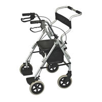 Nrs Healthcare 2 in 1 Rollator and Transit Chair M58203 User Instructions