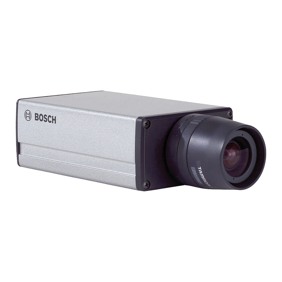 Bosch MegaPixel IP Camera NWC-0800 User Manual