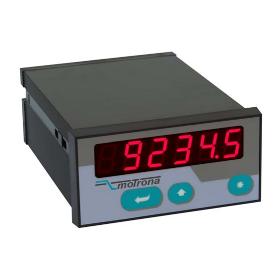 CONNECTRIC Motrona AX 345 Manual