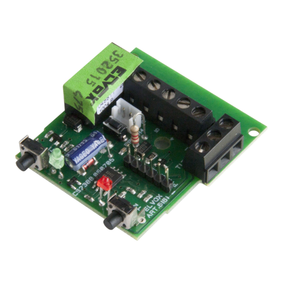 Vimar Elvox R854 Installer's Manual