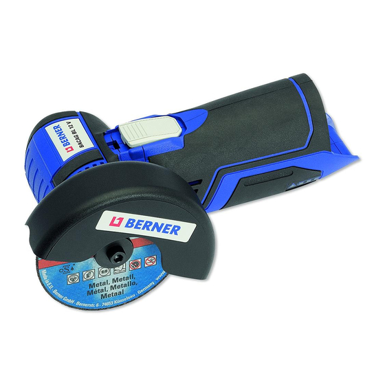 Berner BACAG BL 12V Original Instructions Manual