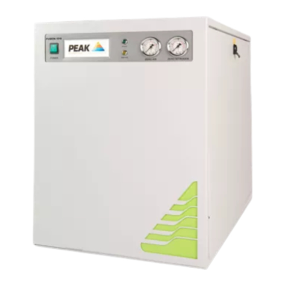 Peak Scientific FUSION 1010 Installation Manual
