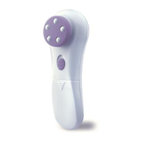 HoMedics FacialBRUSH Instruction Manual And  Warranty Information