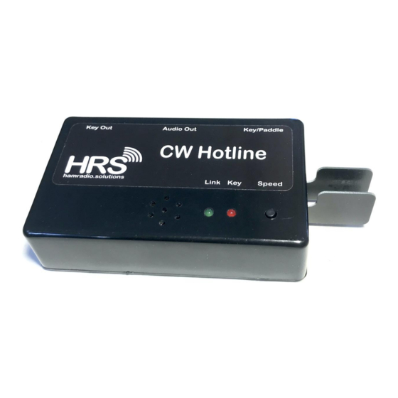 HRS CW Hotline Assembly Manual