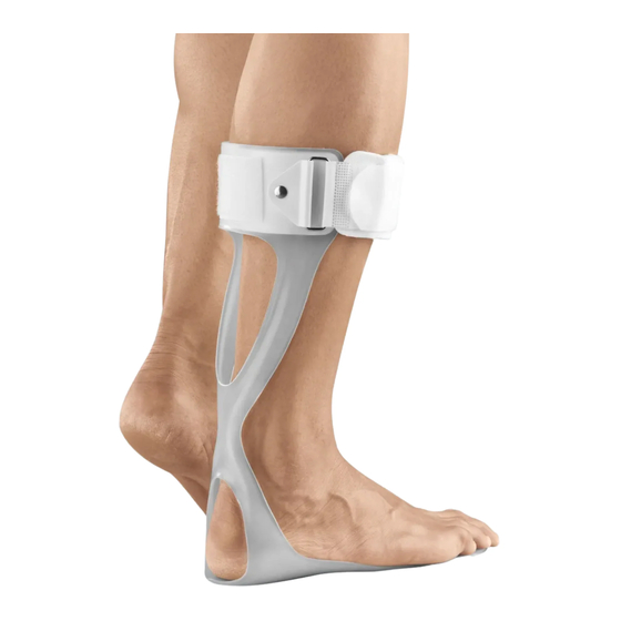 medi protect.Ankle foot orthosis Instructions For Use Manual