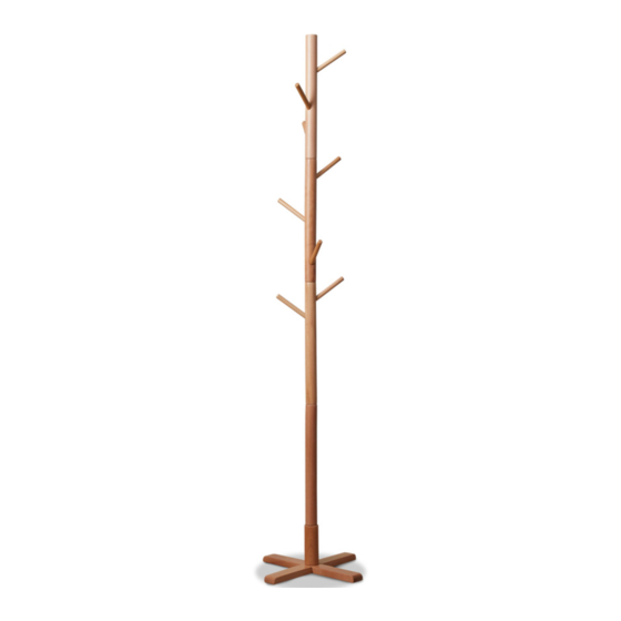 Mocka Freestanding Coat and Hat Stand Assembly Instructions