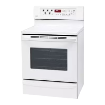 LG LRE30757SW Owner's Manual & Cooking Manual
