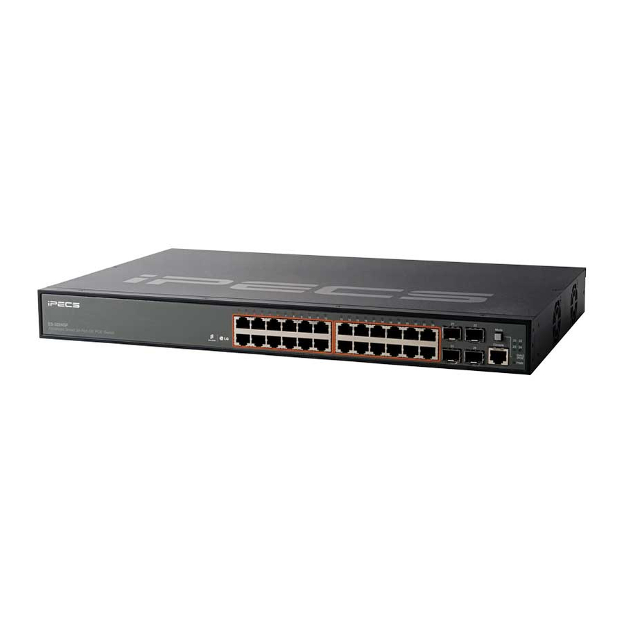 iPECS ES-3024GP Managed Network Switch Manuals