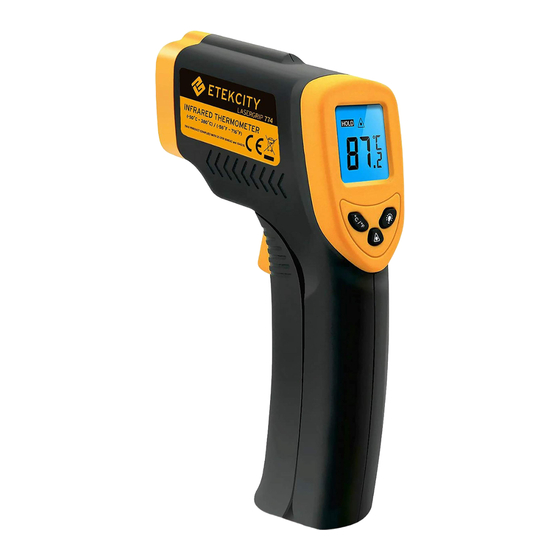 ETEKCITY Lasergrip 774 Manual