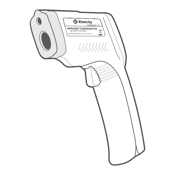 ETEKCITY Lasergrip 774 User Manual