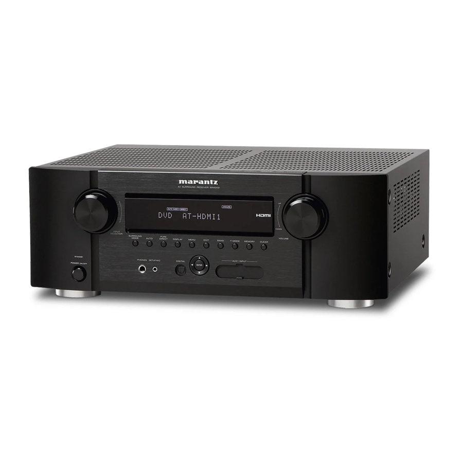 Marantz SR4003 Mode D'emploi