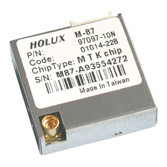 Holux M-87 Specification