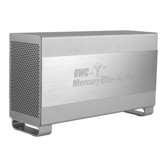 OWC Mercury Elite-AL Pro Assembly Instructions Manual