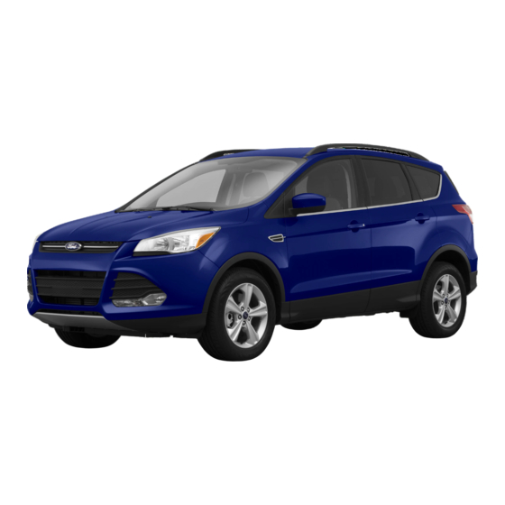 Ford 2014 ESCAPE Owner's Manual