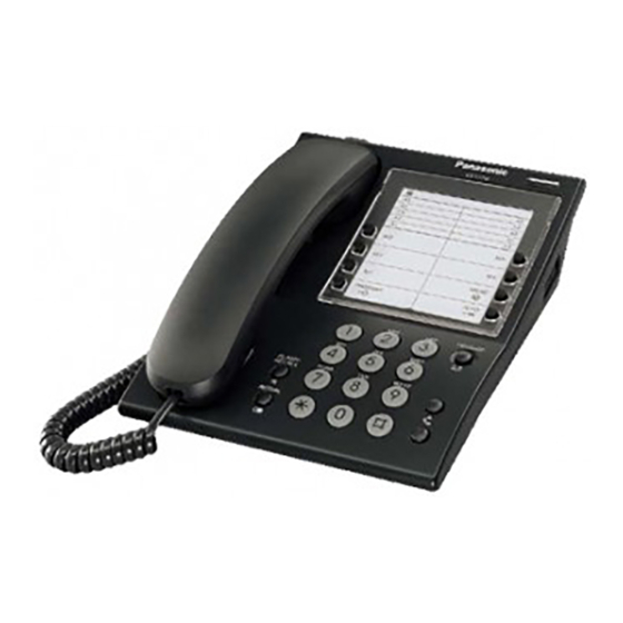 Panasonic KX-T7710 Quick Reference Manual