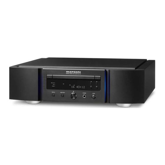 Marantz SA-10 Owner's Manual
