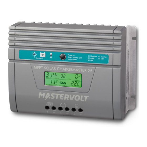 Mastervolt MPPT Solar ChargeMaster 25 User And Installation Manual