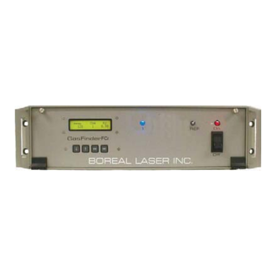 BOREAL LASER GasFinder FCr Operation Manual