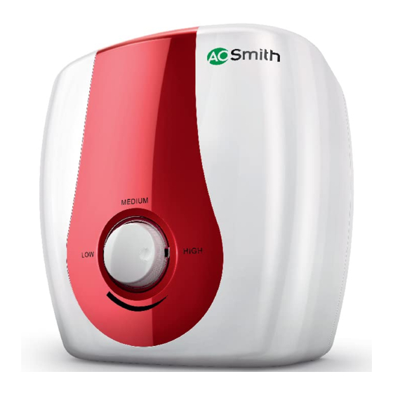 A.O. Smith 25 litres User Manual