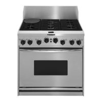 KitchenAid KDRP467KSS - 36 Inch Pro-Style Dual Fuel Range Use And Care Manual