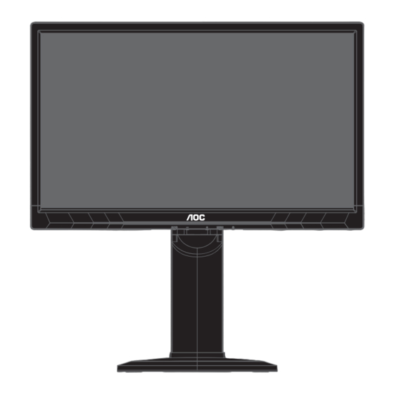 AOC E2223PWD LED Monitor Manuals