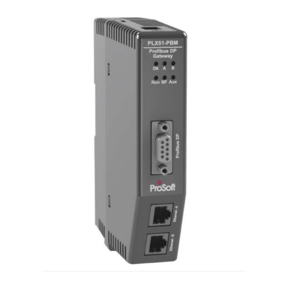 ProSoft Technology PLX51-PBM User Manual