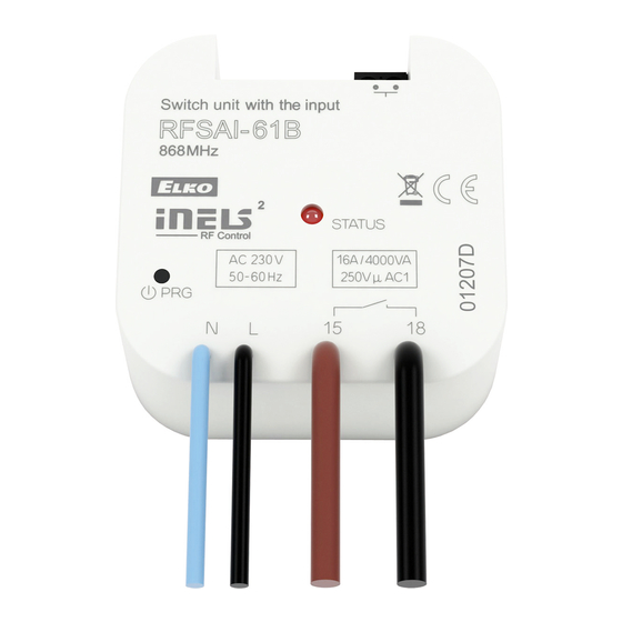 iNels RFSAI-61B Series Manual