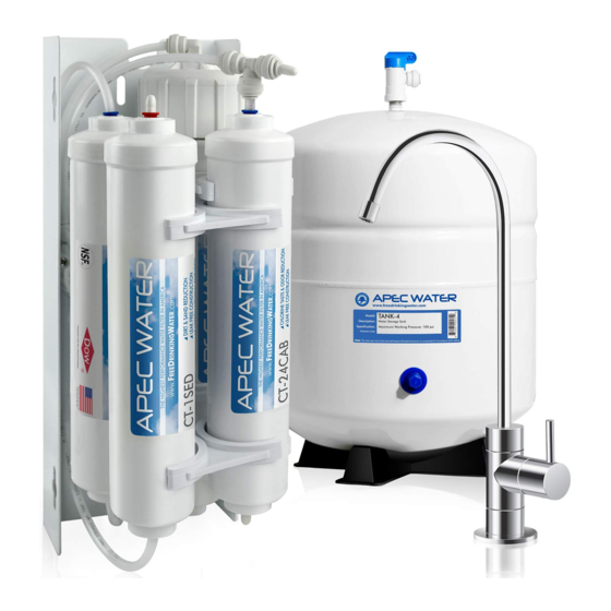 Apec Water Ultimate RO-QUICK90 Installation Instructions & Owner's Manual