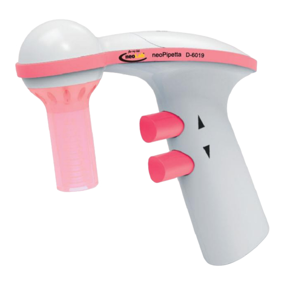 Neolab neoPipetta D-6019 User Manual
