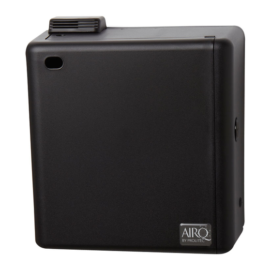 Prolitec AirQ AQ580 Installation Instructions Manual