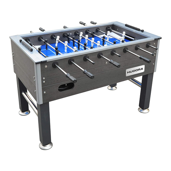 Hudora Kickertisch outdoor Instructions On Assembly And Use