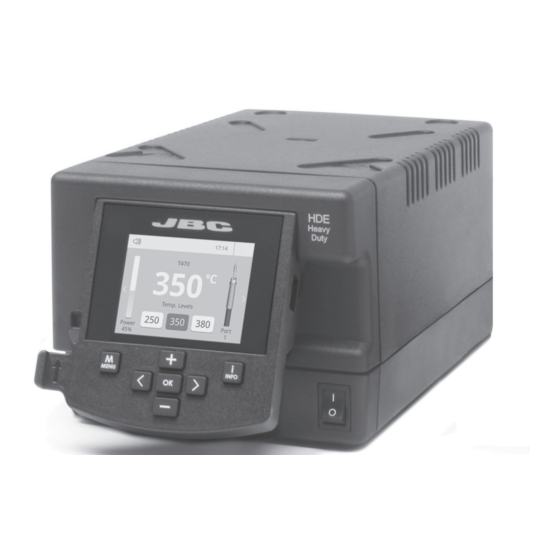 jbc HDE-2C Instruction Manual