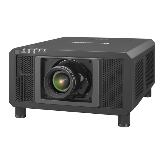 Panasonic PT-RZ12 Operating Instructions (Functional Manual)