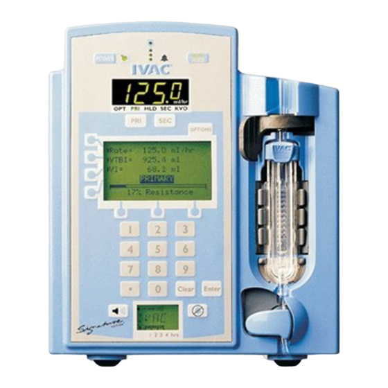 Alaris Medical Systems Signature IVAC 710 Series Manuals