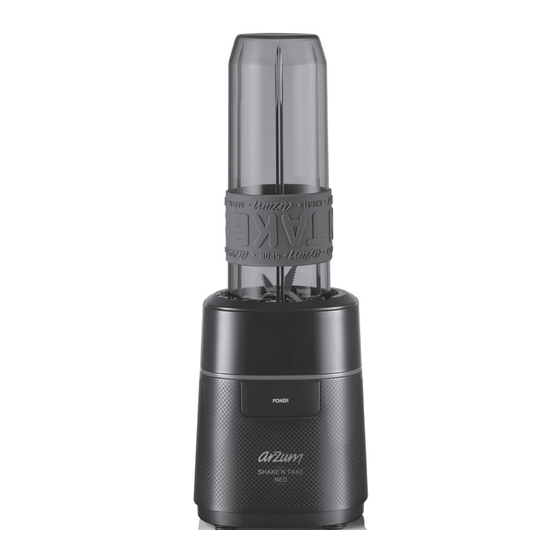 Arzum SHAKE'N TAKE NEO AR1147 Manuals