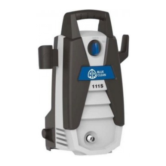 AR Blue Clean AR111S - Pressure Washer Manual