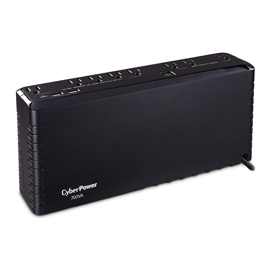 CyberPower SL700U, SL750U - STANDBY UPS Series Manual