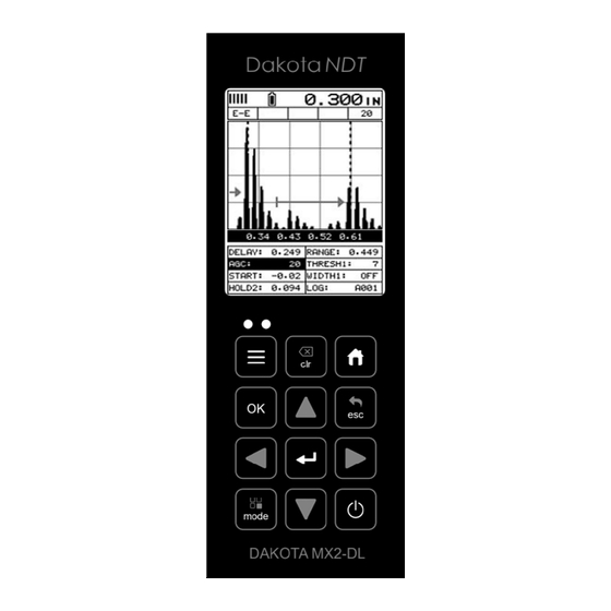 Dakota NDT MX2-DL Operation Manual