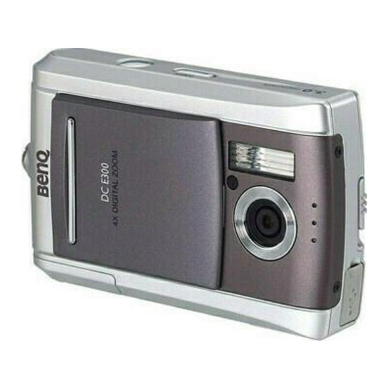 BenQ DC E300 Digital Camera Manuals